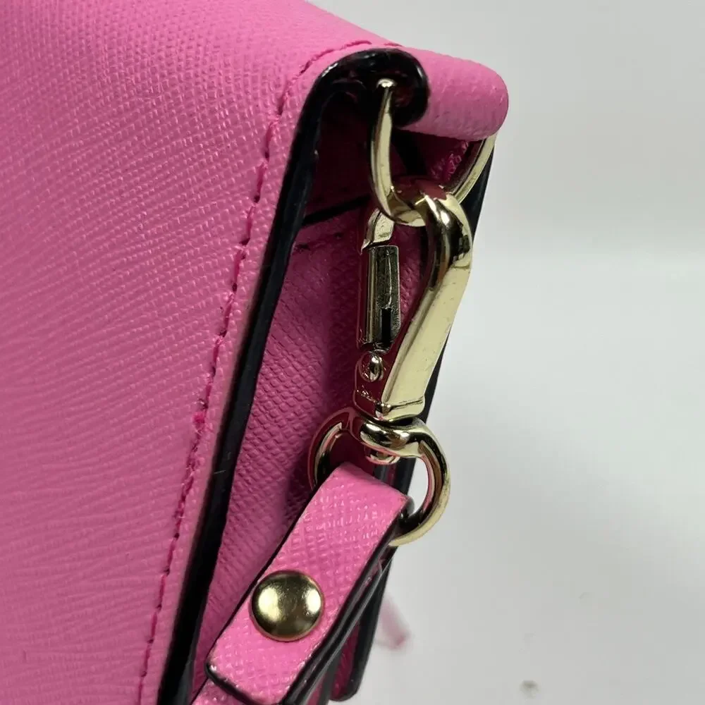 KATE SPADE Wallet Cedar Street iPhone Wristlet Saffiano Leather Case Pink